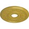 Ekena Millwork Genevieve Ceiling Medallion (Fits Canopies up to 3 1/2"), 16 1/8"OD x 3 1/2"ID x 7/8"P, Rich Gold CM16GNRGS - alternate 3